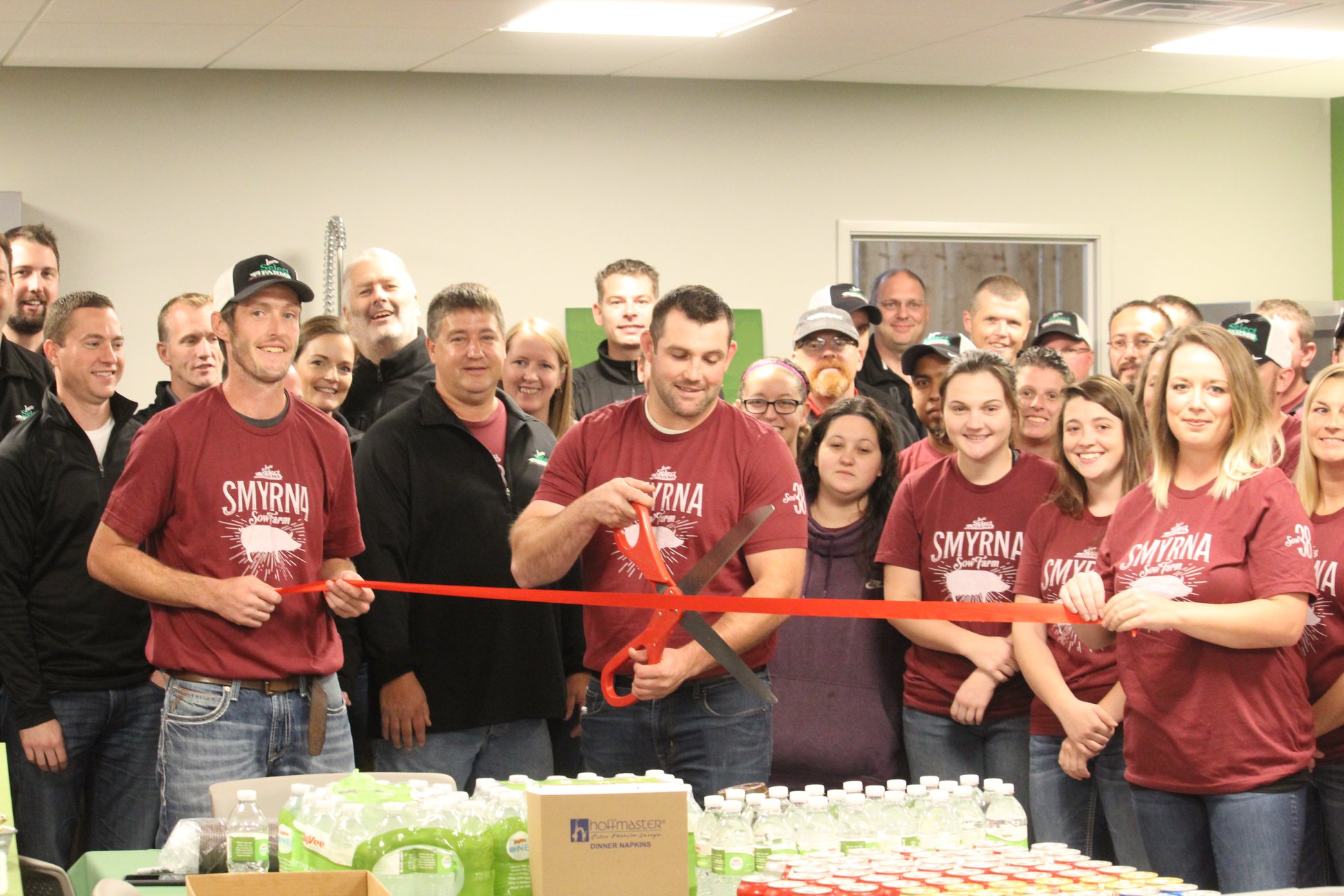 Cutting the Ribbon on Smyrna Sow Farm