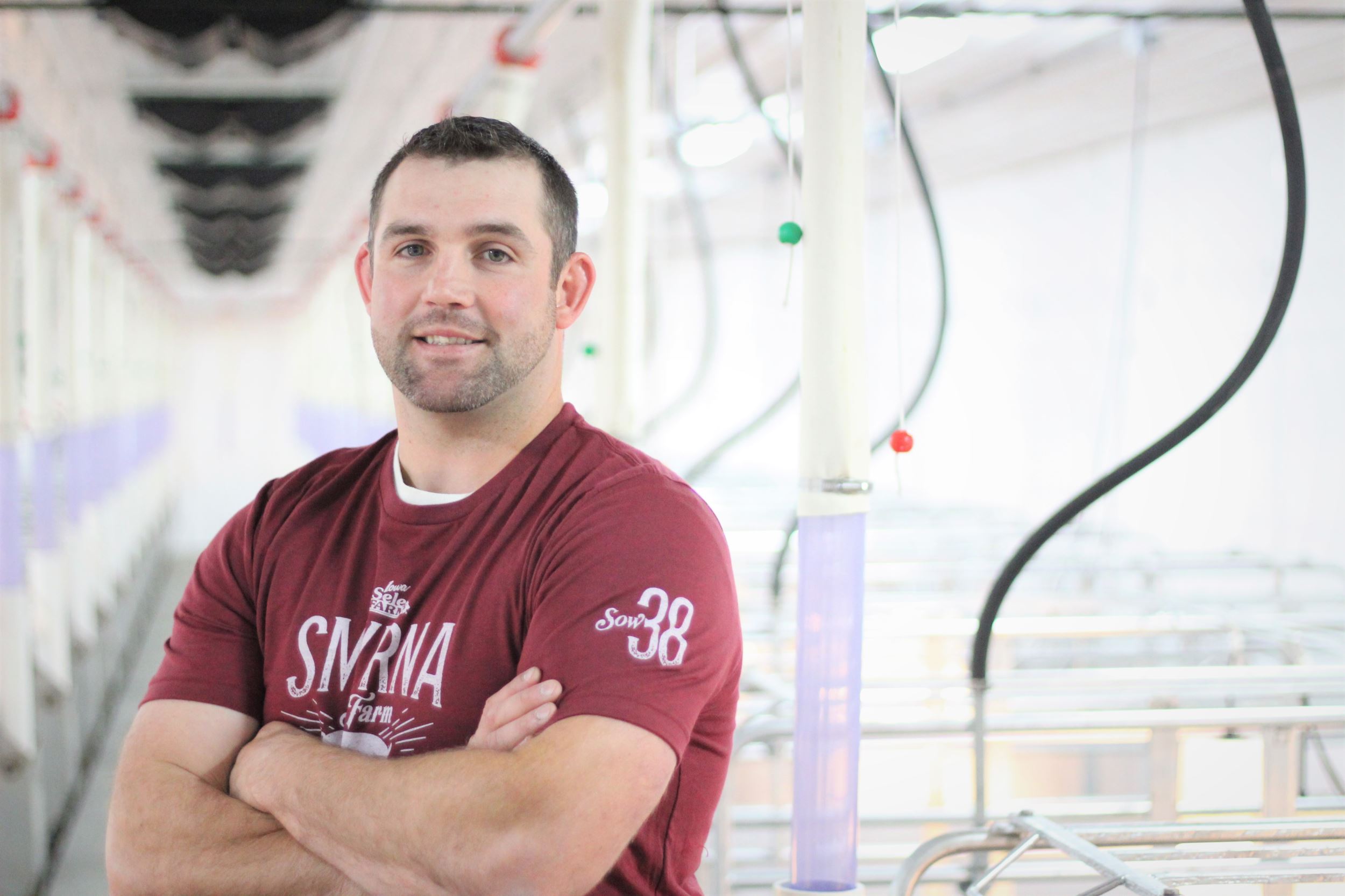 Adam Swalla, Smyrna Sow Farm Manager