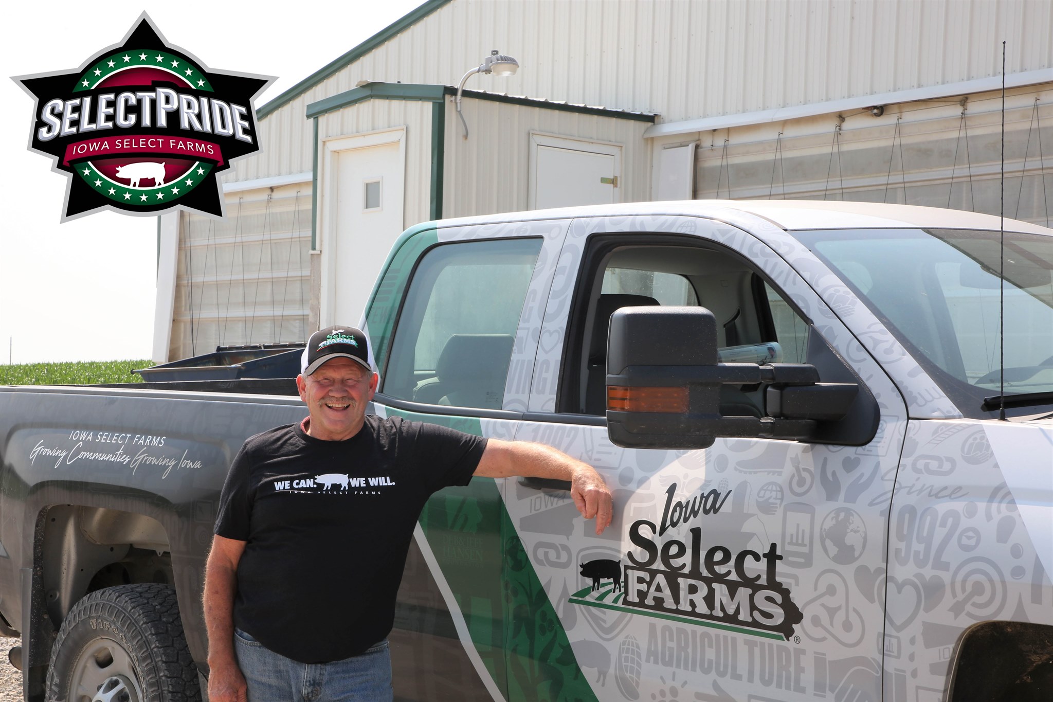 Mark poses by his truck