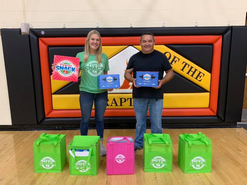 School officials hold Powersnack materials