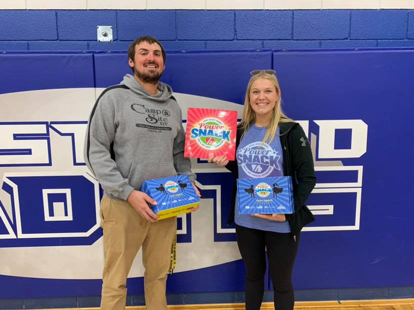 Cresco school person accepts power snack