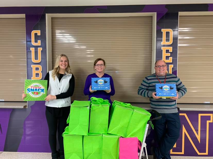 School staff accepts PowerSnack boxes