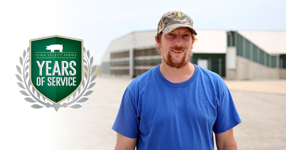 David Mayer outside his farm