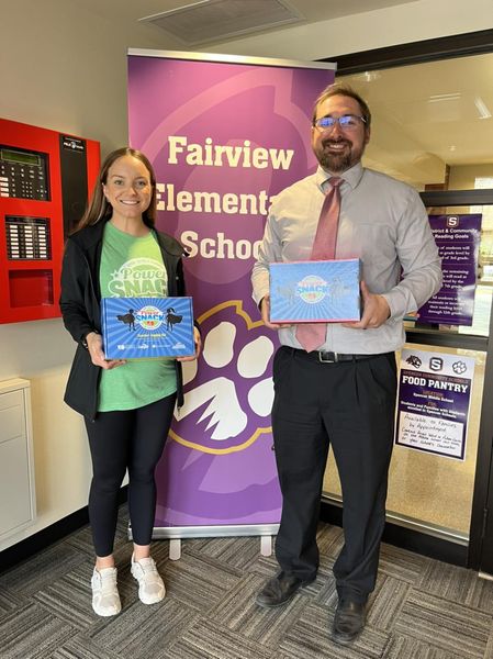 Madion delivery to Fairview Elem. School