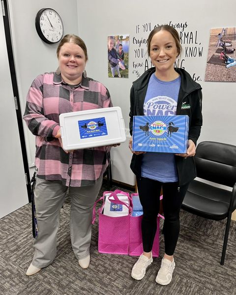 Madison with Kim Ellrich at Albert City-Truesdale