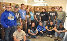 Indianola FFA Chapter Helps Pack Pork Care Packages