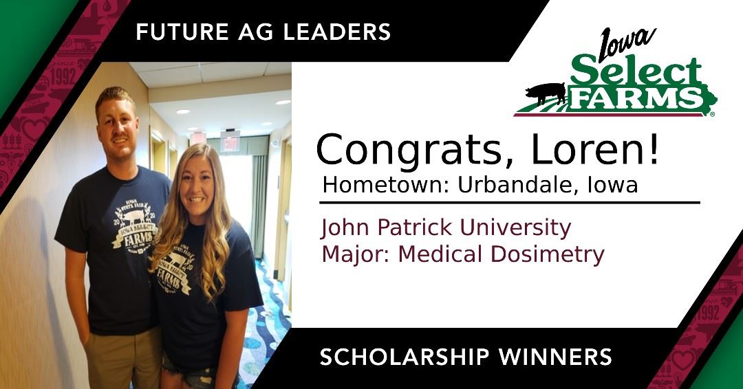 Loren Scholarship Winner