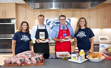 Grilling Pork Burgers with Lt Gov Adam Gregg and Ag Sec Mike Naig