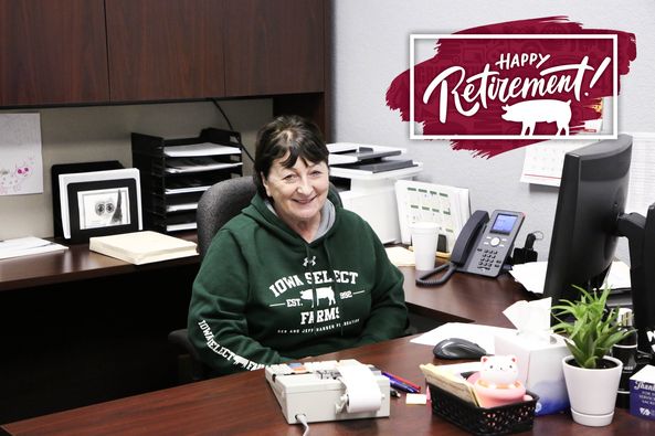 Susan at her desk