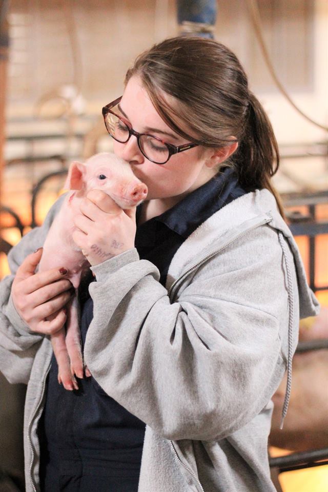 Farrowing Department Head, Hannah Holm