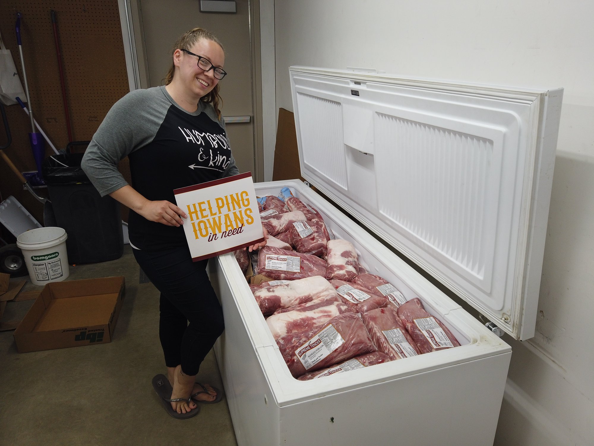 Look at that full freezer!