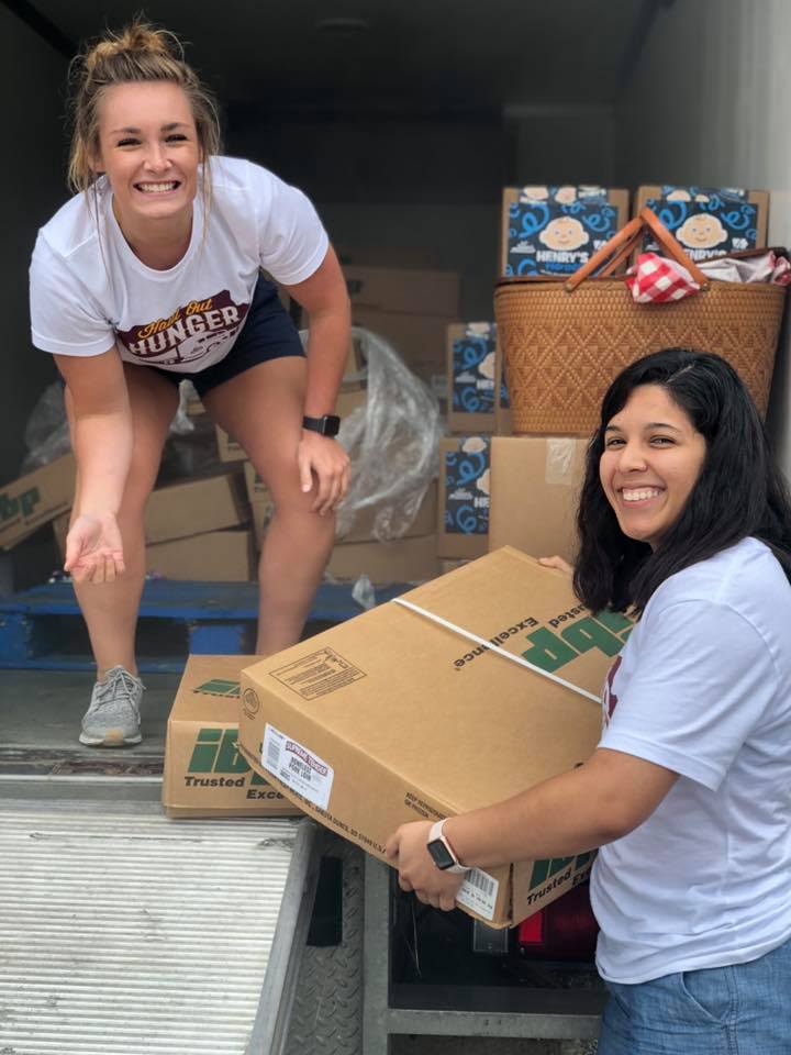 Big smiles for a big delivery!