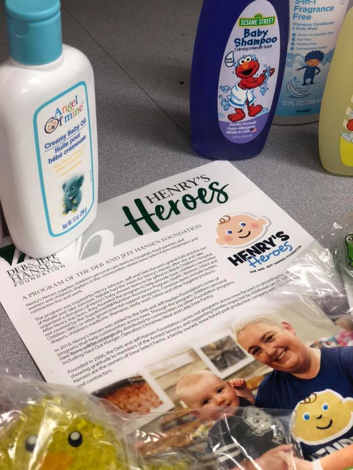 Henry's Heroes supplies