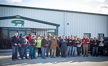 Governor Kim Reynolds and Lt. Gov Adam Gregg Help Celebrate the Opening of the New Warehouse in Osceola