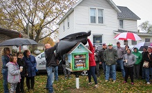 The Riceville Little Free Pantry is Officially Unveiled